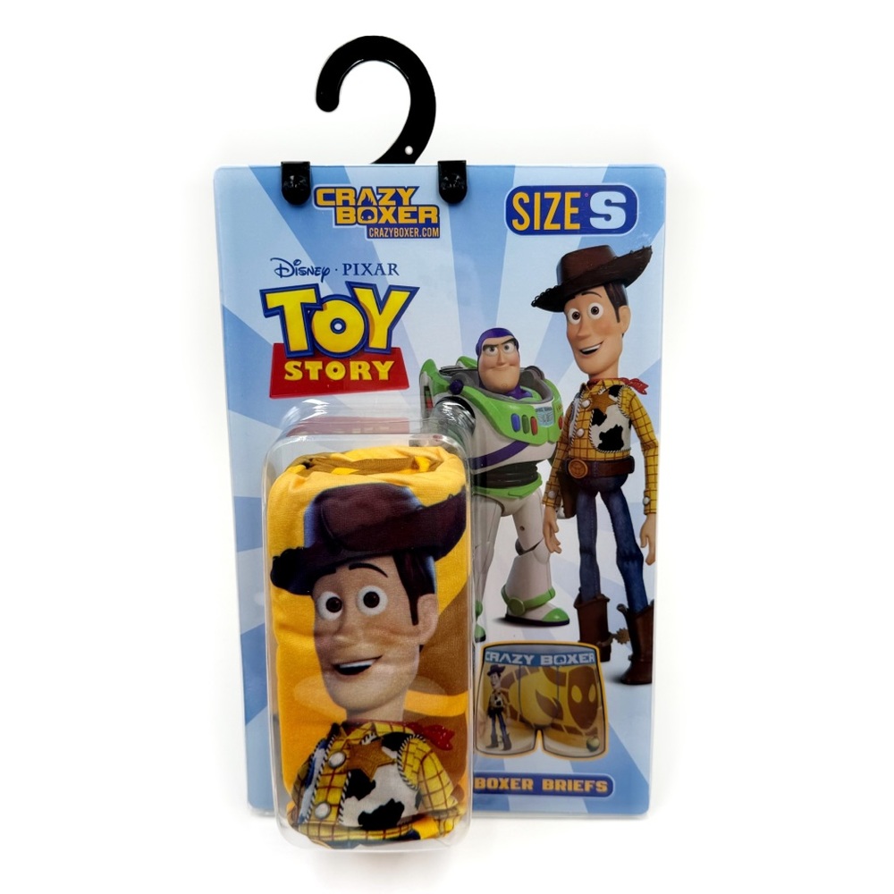 Disney Pixar Toy Story Boxer Briefs Mens Small Underwear Woody Movie Yellow Y2K